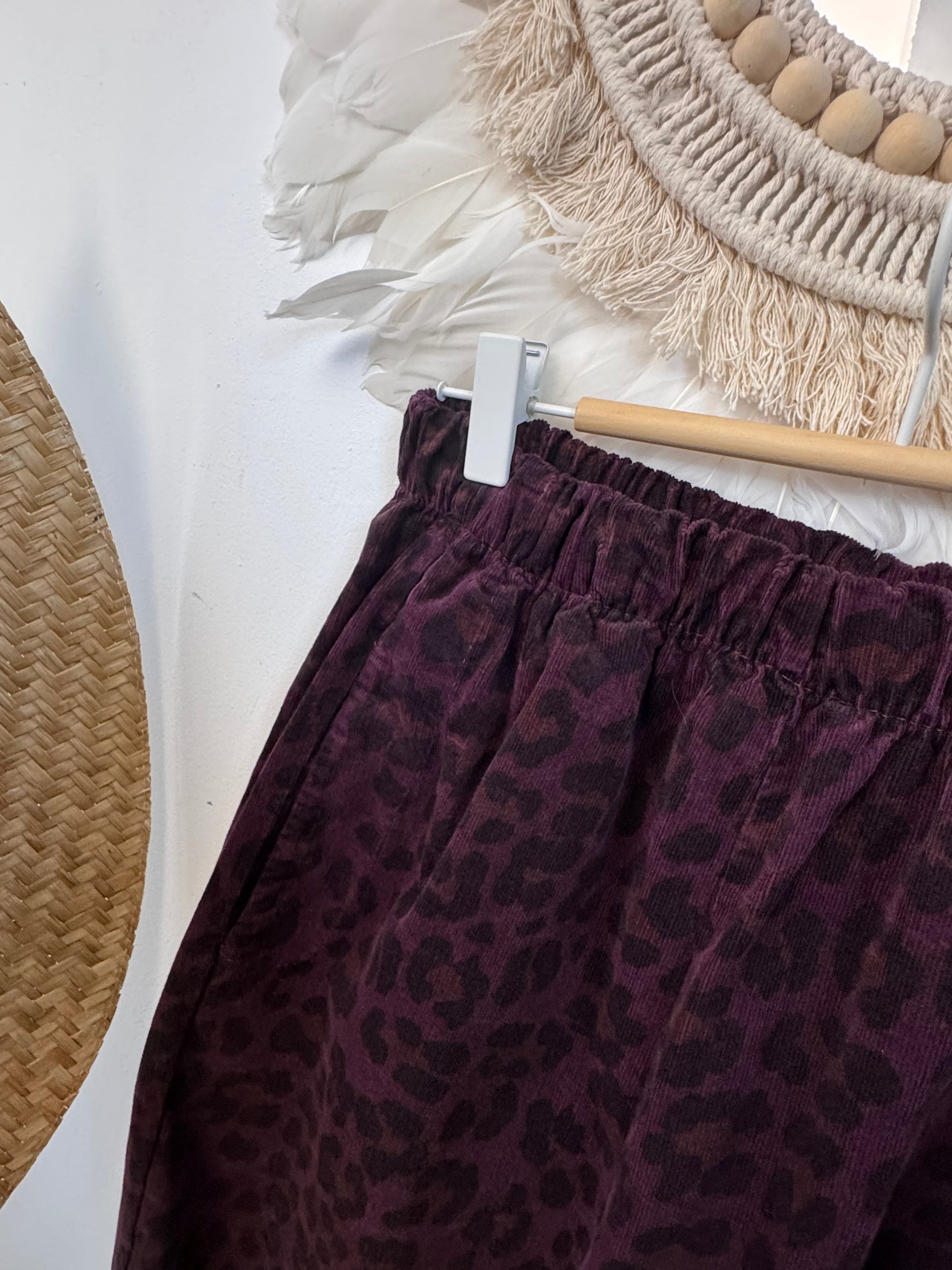 Pantalon Léo lie de vin
