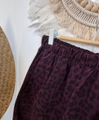 Pantalon Léo lie de vin