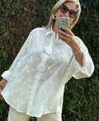Chemise Nina broderie blanche