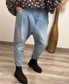 Jeans saroual bleu