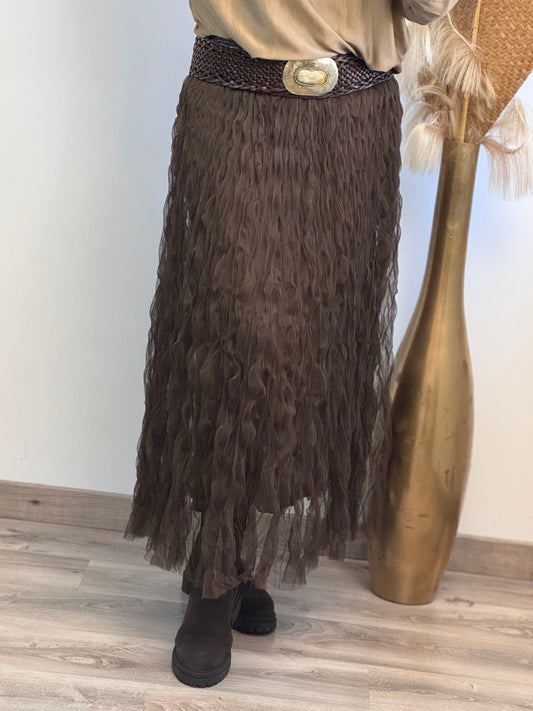 Jupe tulle marron TU 38/46