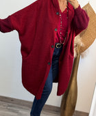 Manteau Marceau bordeaux