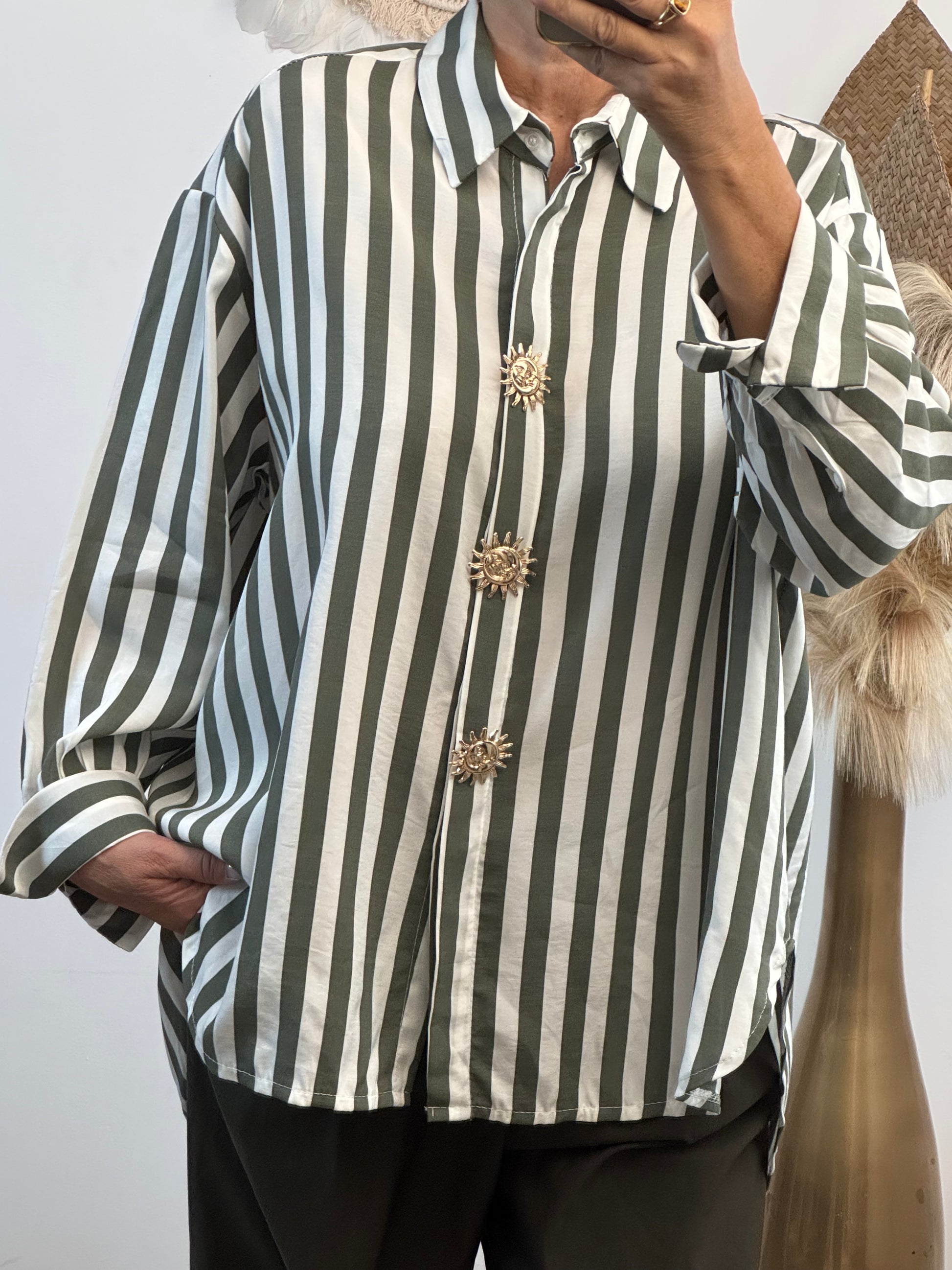 Chemise Valentine kaki