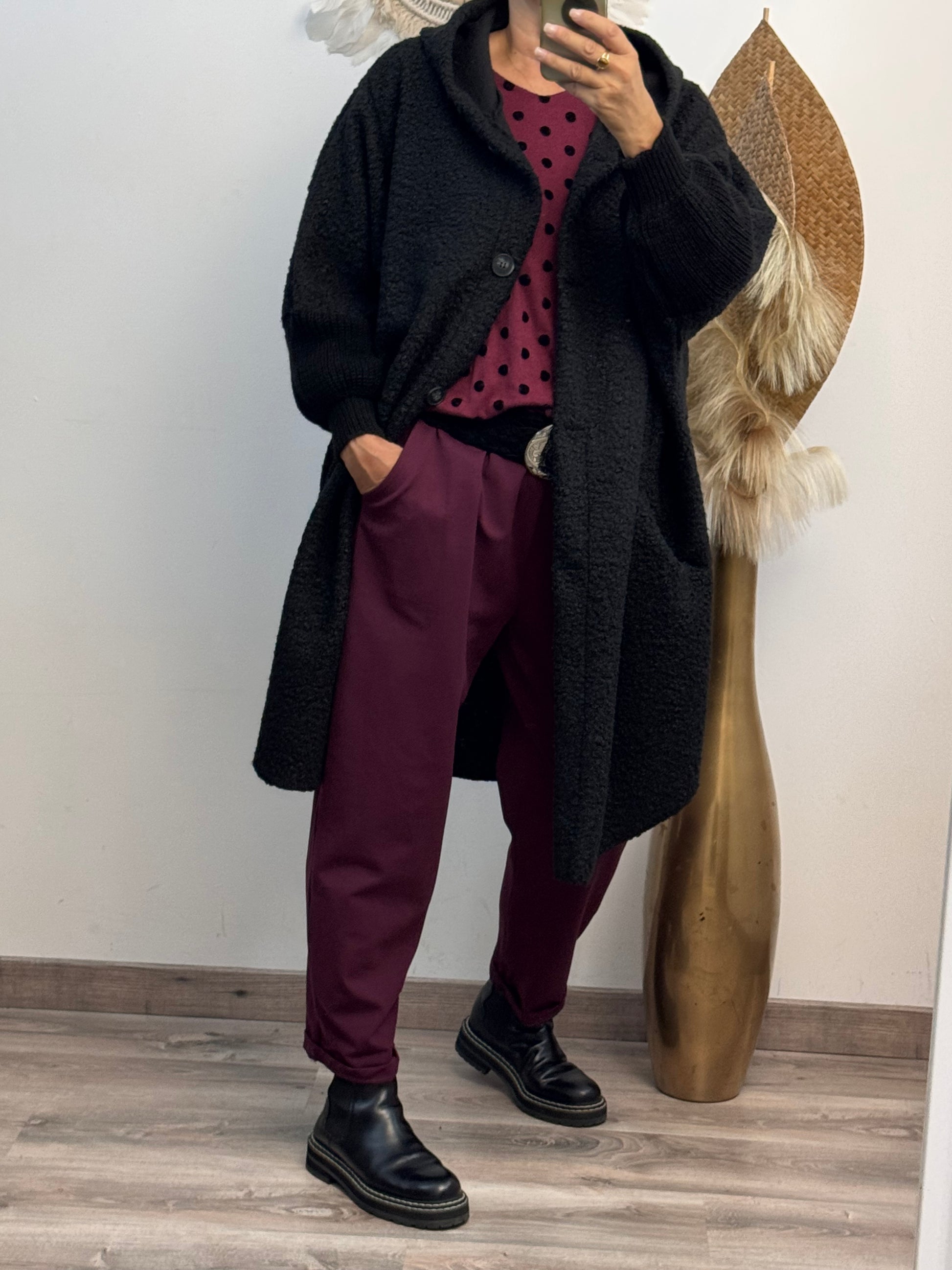 Manteau Marceau noir
