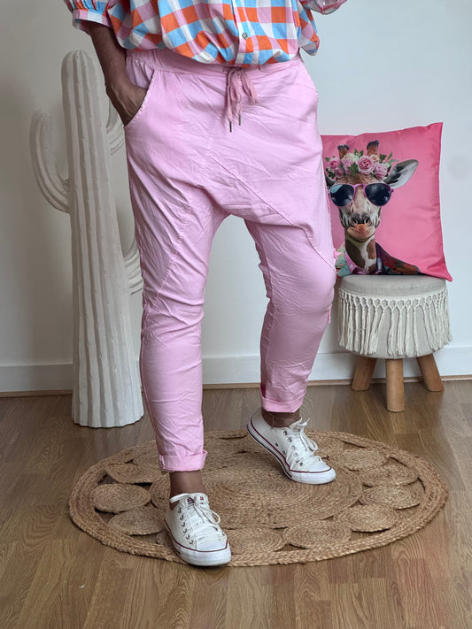 Pantalon saroual rose OK!