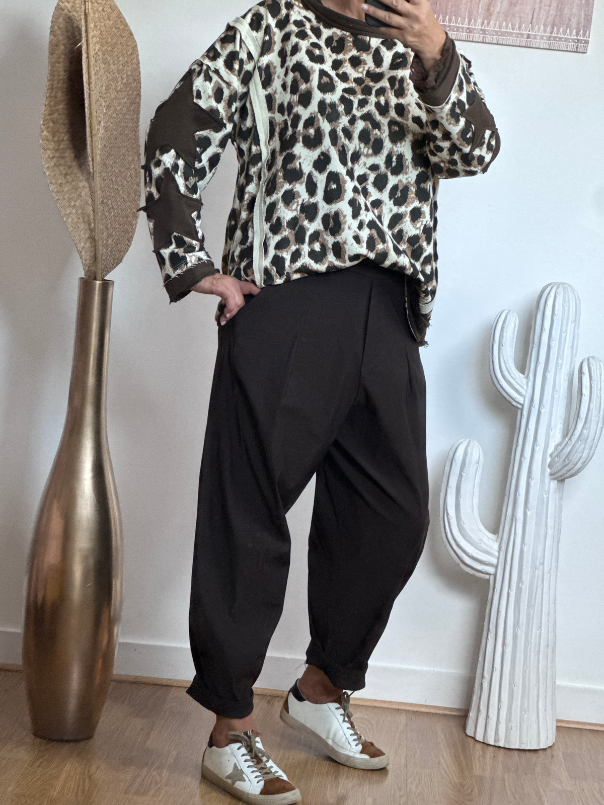 Pantalon Alexis marron