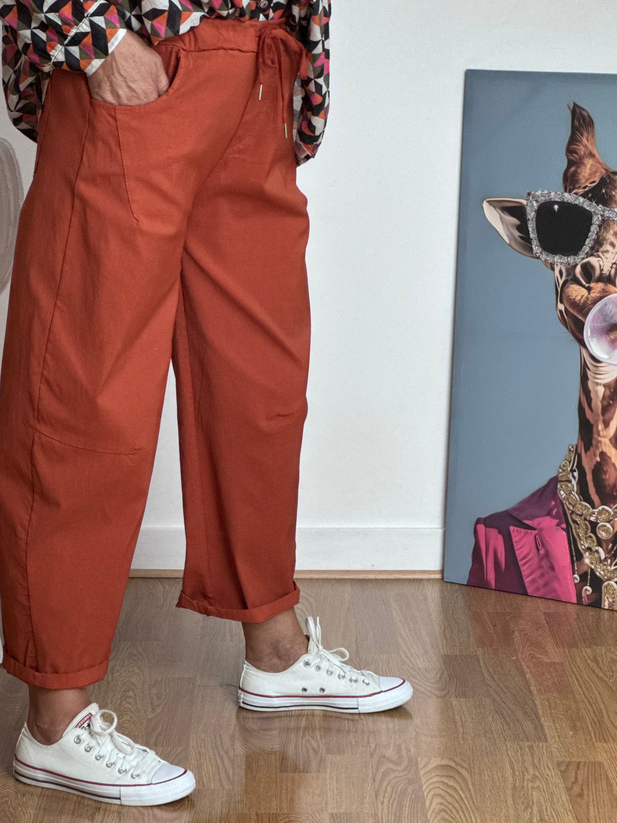 Pantalon Nino terracotta