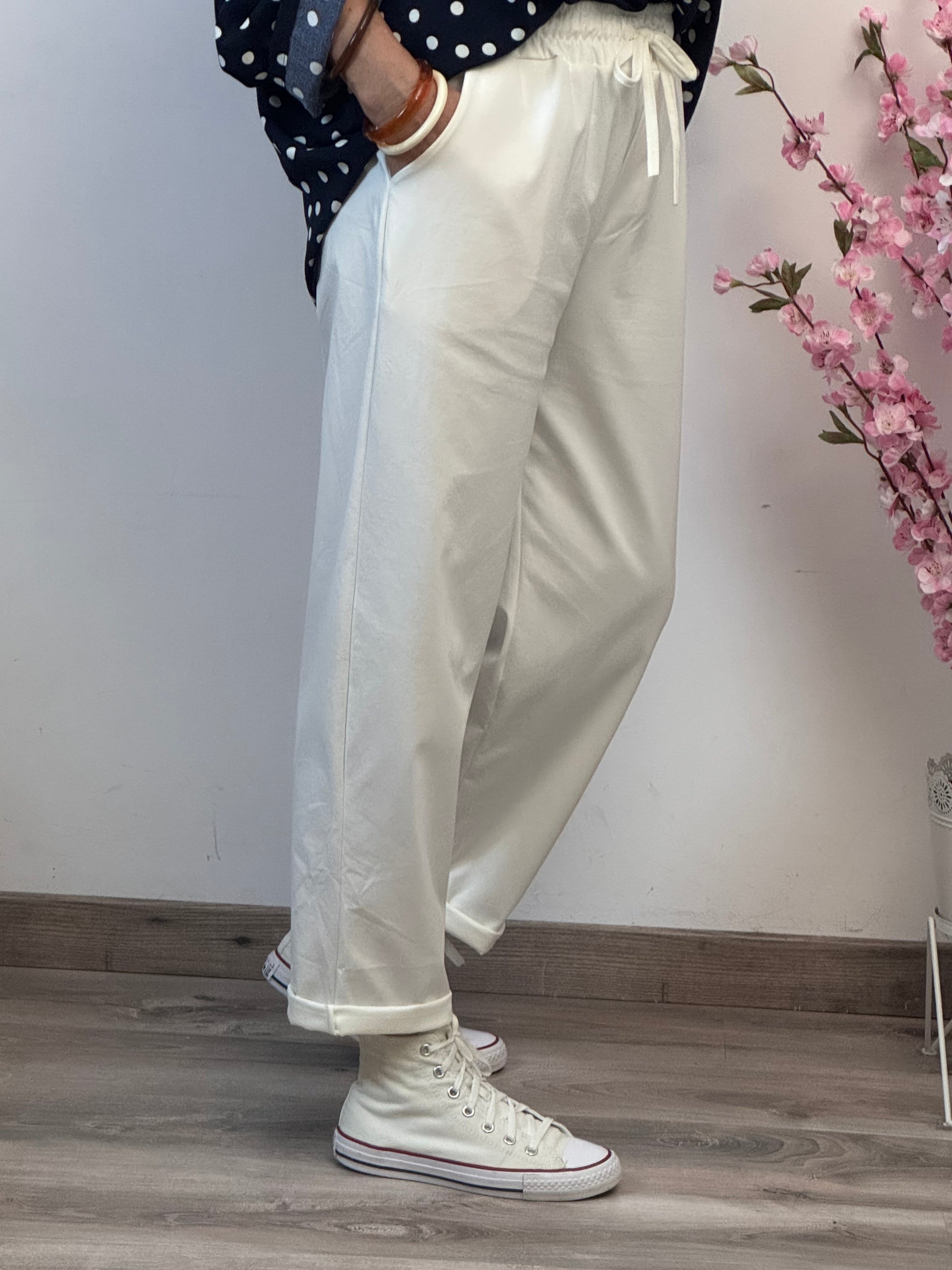 Pantalon Sacha blanc TU 42/50