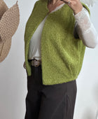 Veste sans manches vert pistache