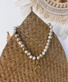 Collier étoile perles