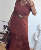 Robe Capucine terracotta