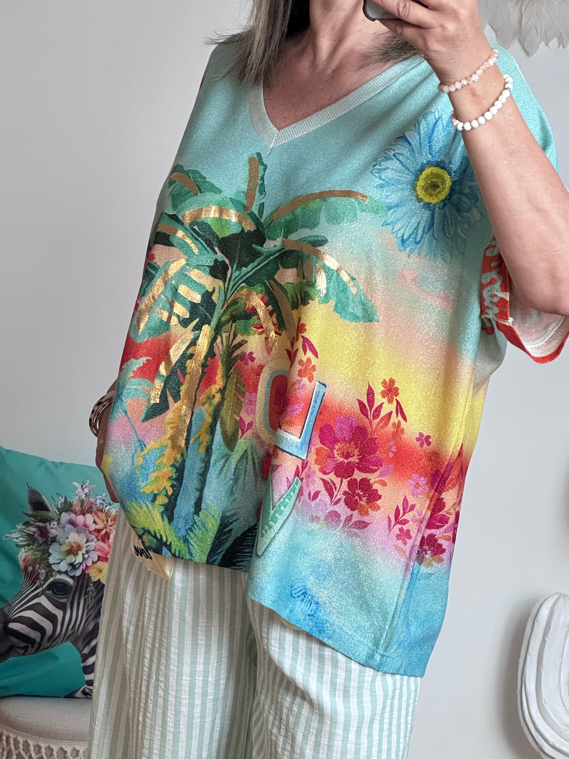 Haut oversize love