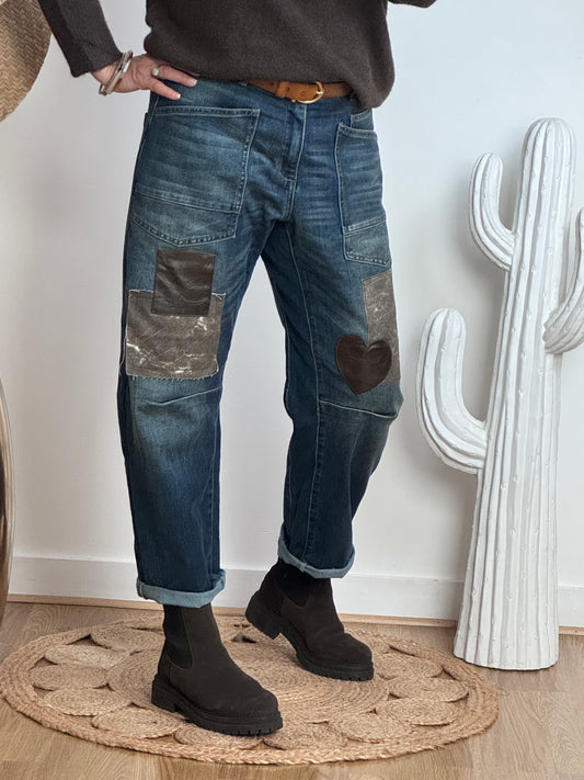 Jeans boy friend patchs