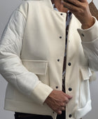 Blouson blanc cassé