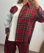 Chemise tartan rouge TU 40/46