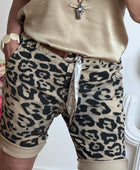 Bermuda ou short Léo camel TU 40/48