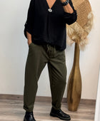 Pantalon Sacha kaki TU 42/50