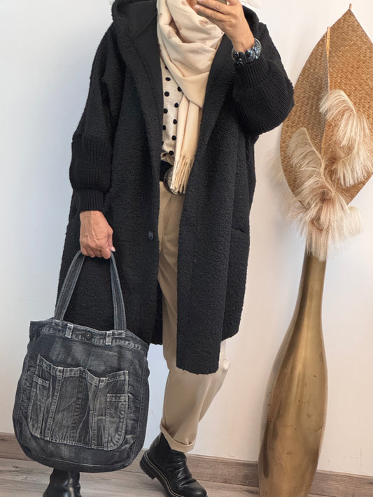 Manteau Marceau noir