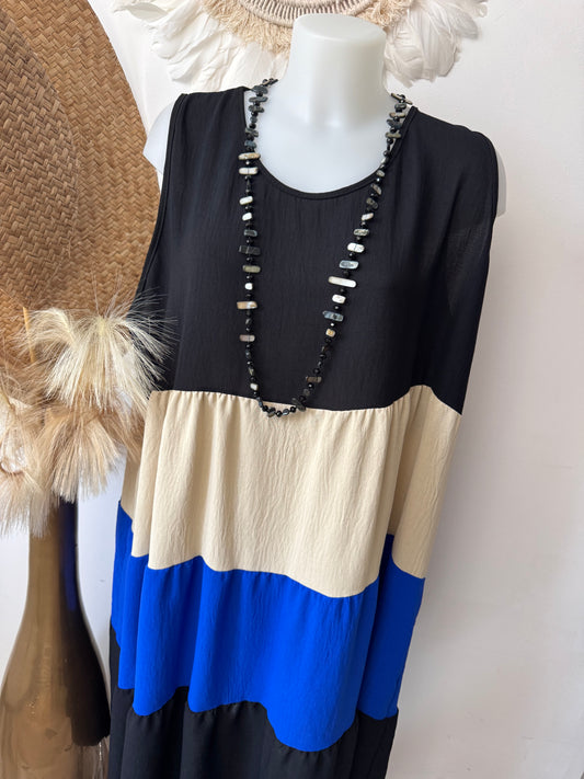 Robe Sidonie bleu TU 48/52
