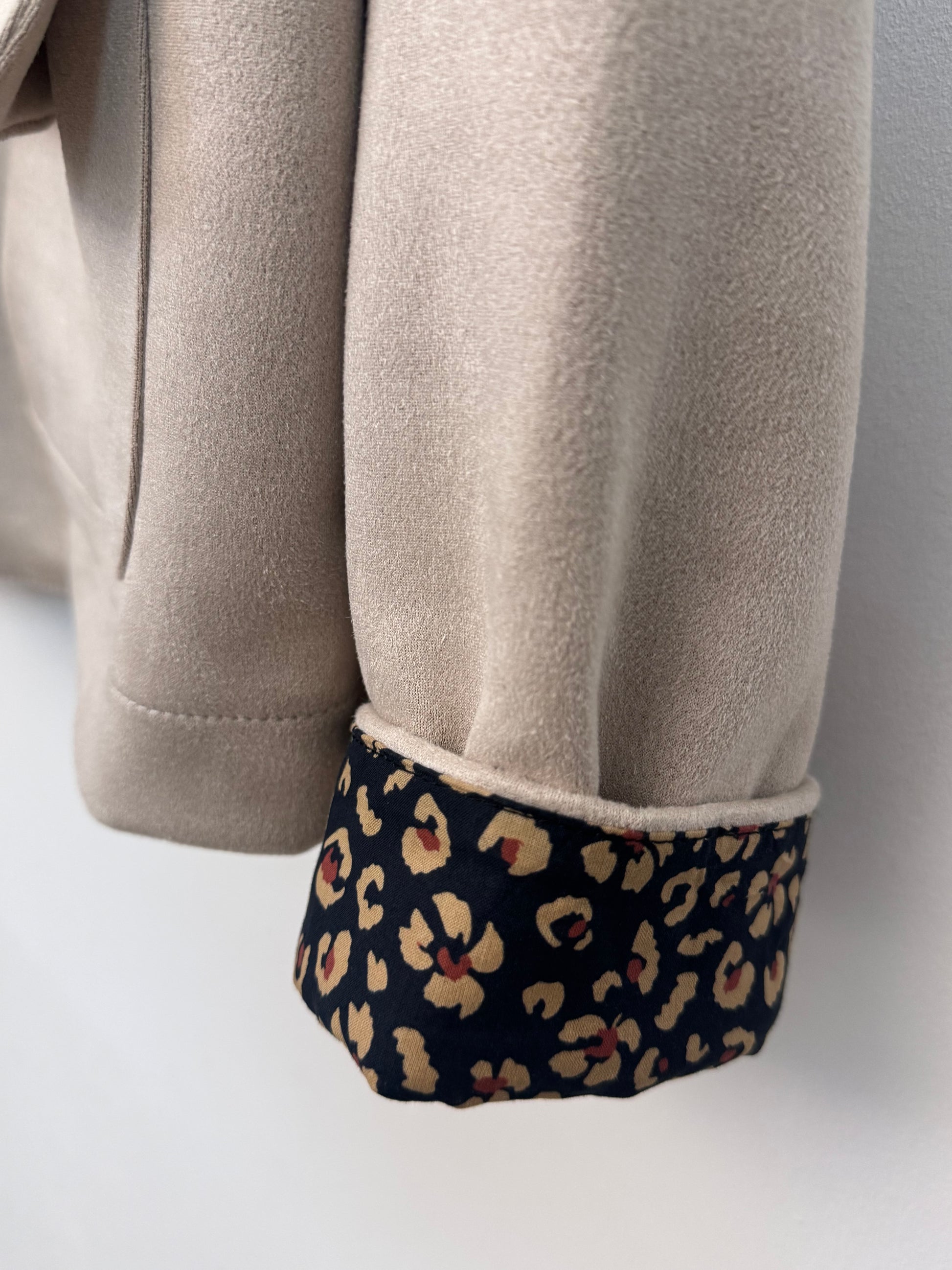 Veste suédine beige TU 36/42