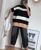 Pull Romy noir jolie forme