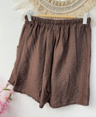 Short fluide Alphonse marron
