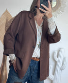 Veste blazer casuel marron TU 40/48