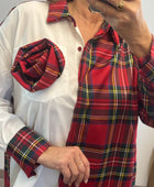 Chemise tartan rouge TU 40/46