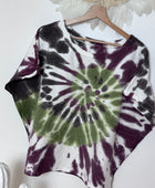 Sweat tie and dye marron/kaki