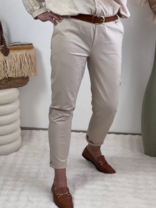 Pantalon Lucas beige Taille du M au XXL