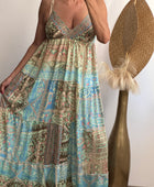 Robe en soie à bretelles