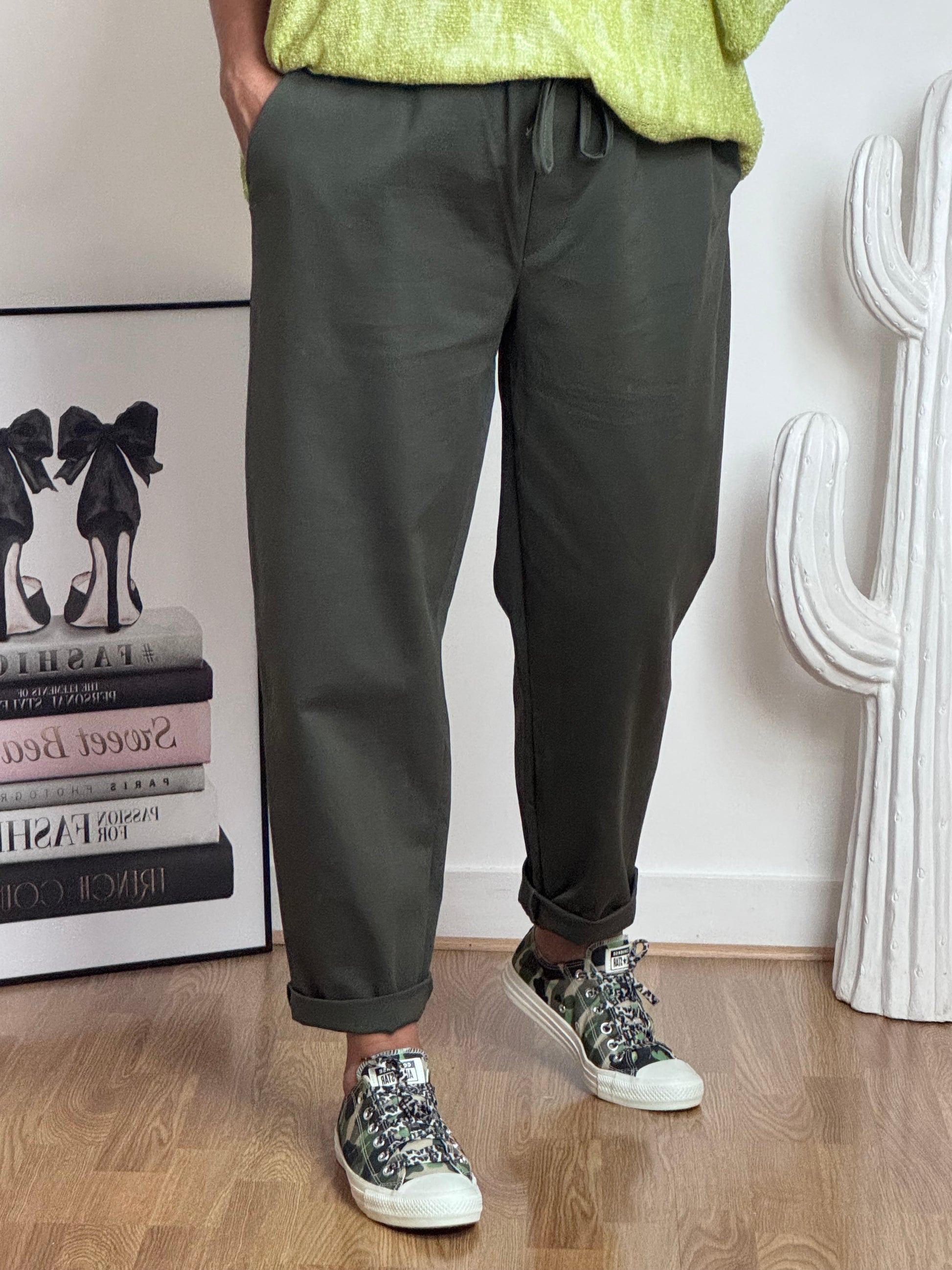 Pantalon Charly kaki TU 42/50