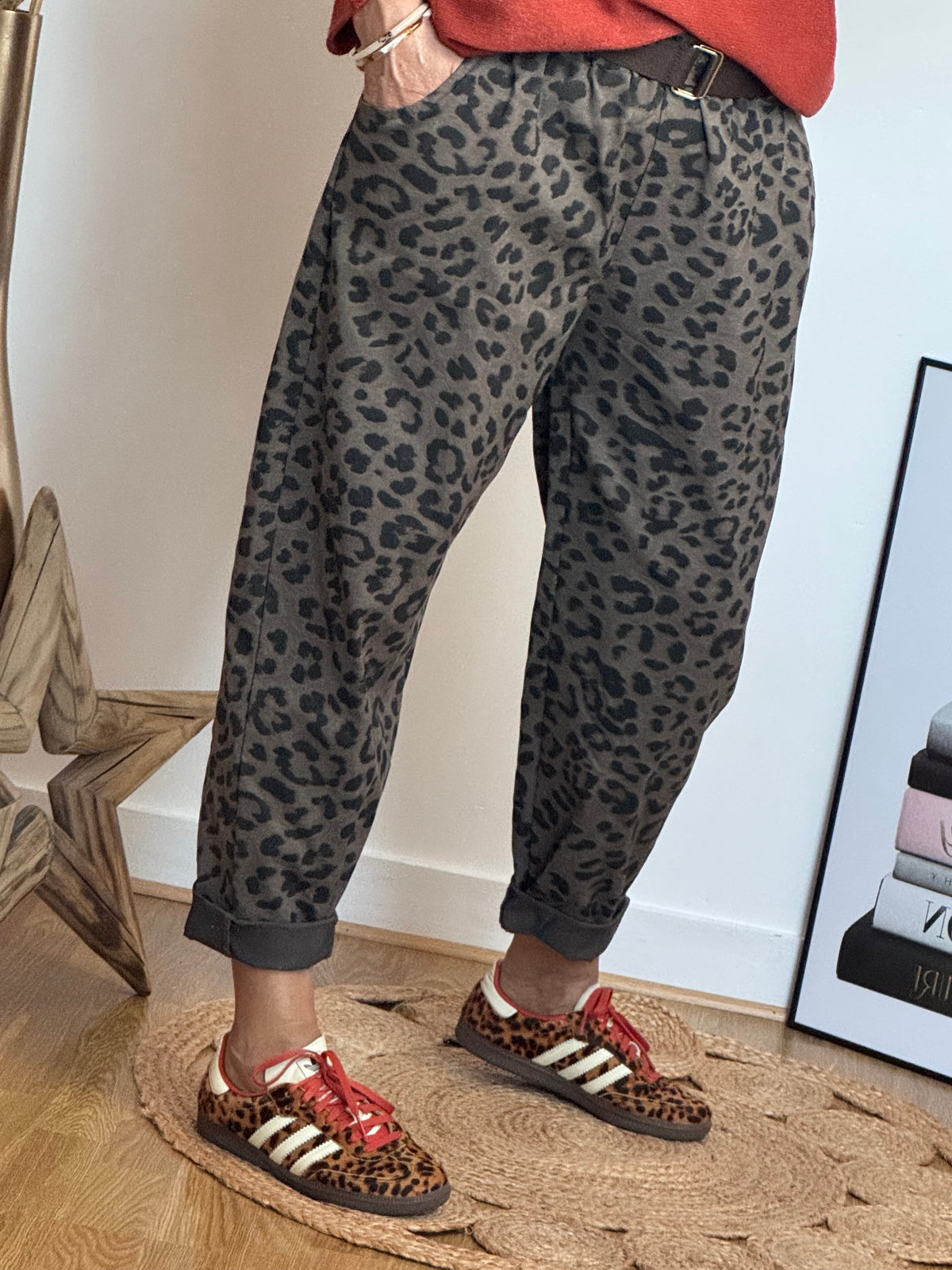 Pantalon Léo taupe TU 40/48