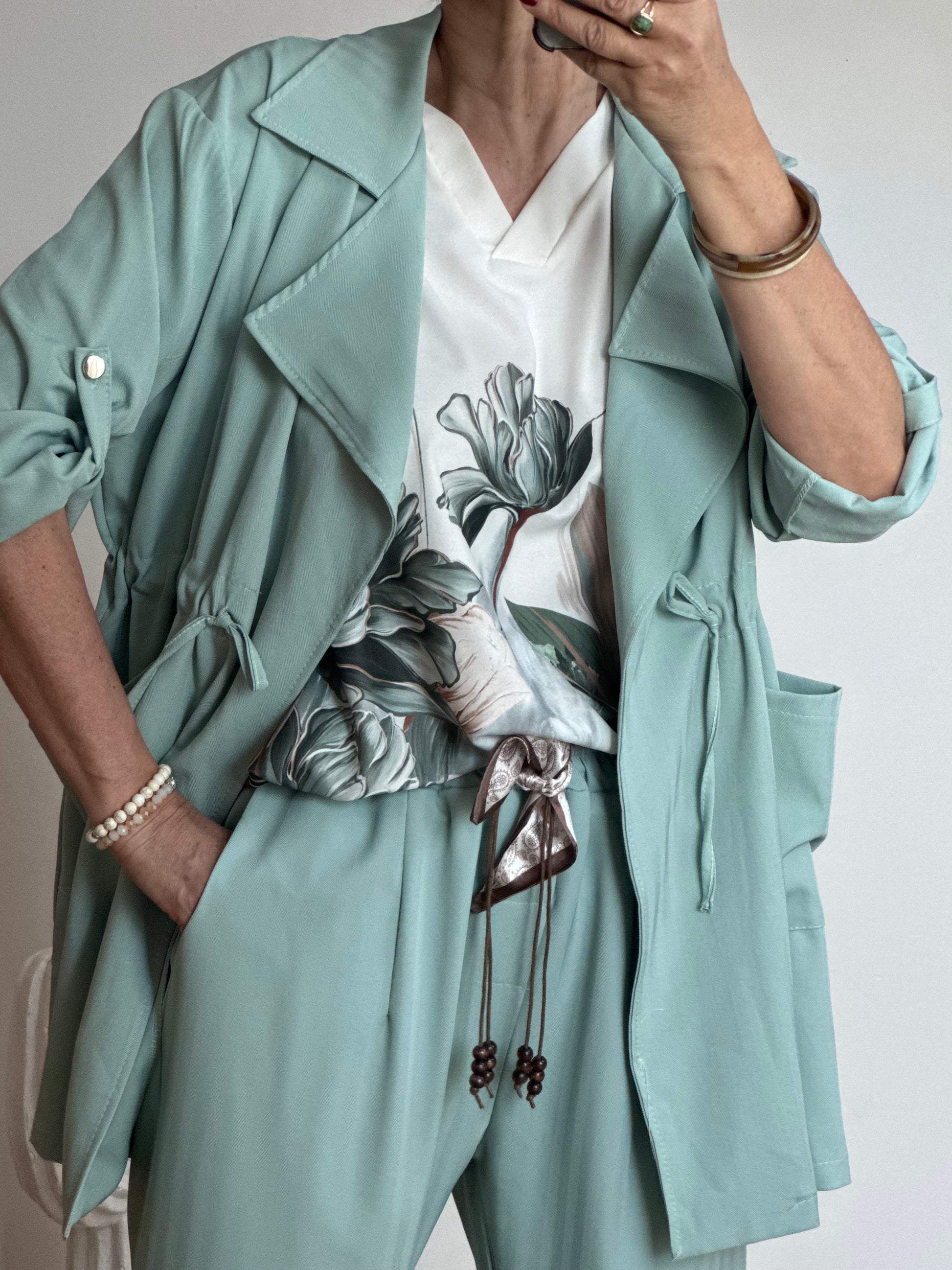 Veste Louisa vert TU 42/48