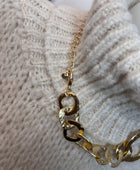 Collier anneaux dorés