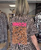 Robe teeshirt mix Léo et zèbre