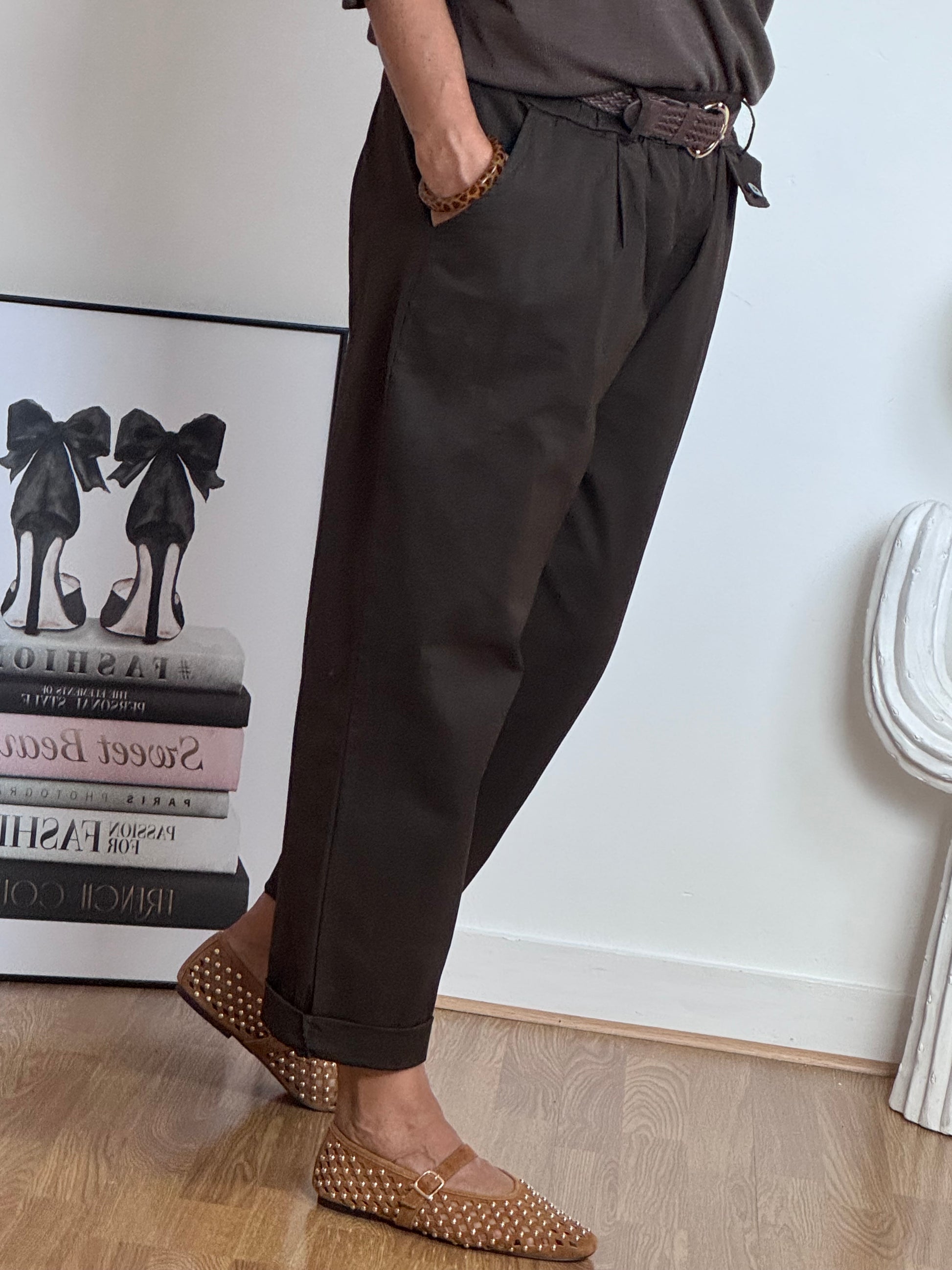 Pantalon confort Arthur marron TU 38/48