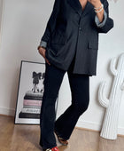 Jeans flare noir