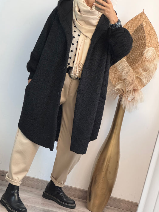 Manteau Marceau noir