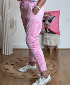 Pantalon saroual rose OK!