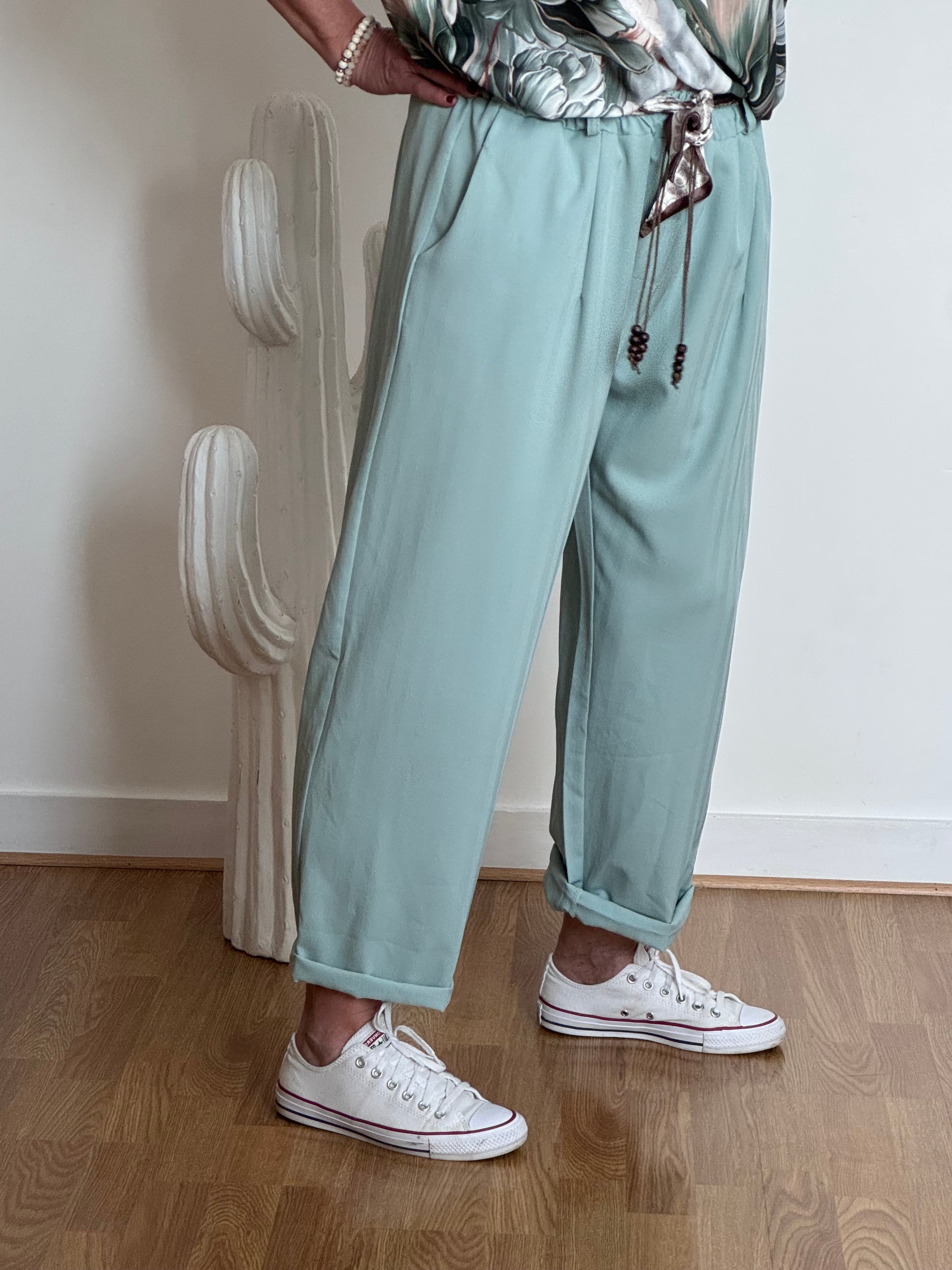 Pantalon Simon vert TU 42/48