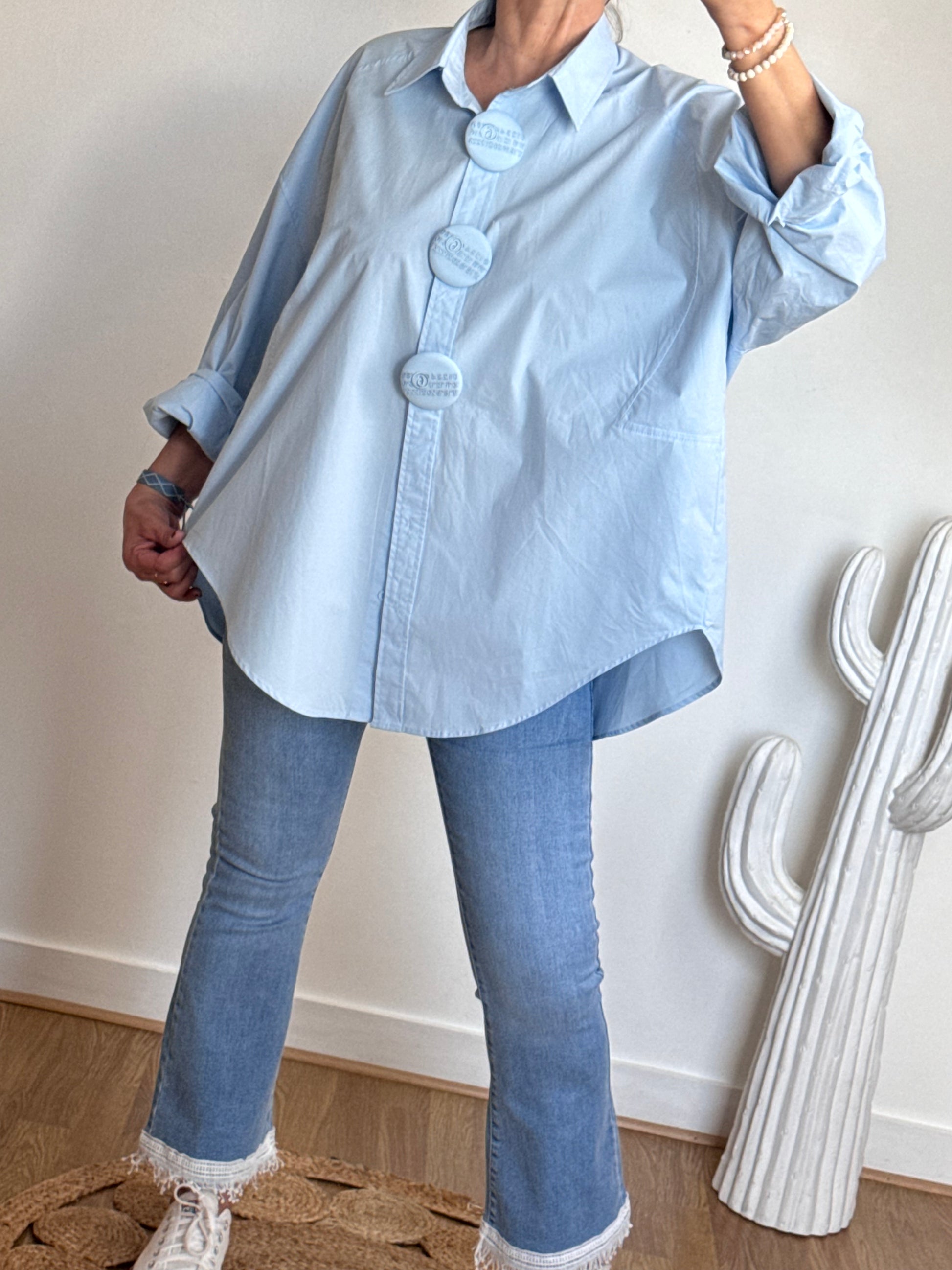 Chemise Capucine bleu