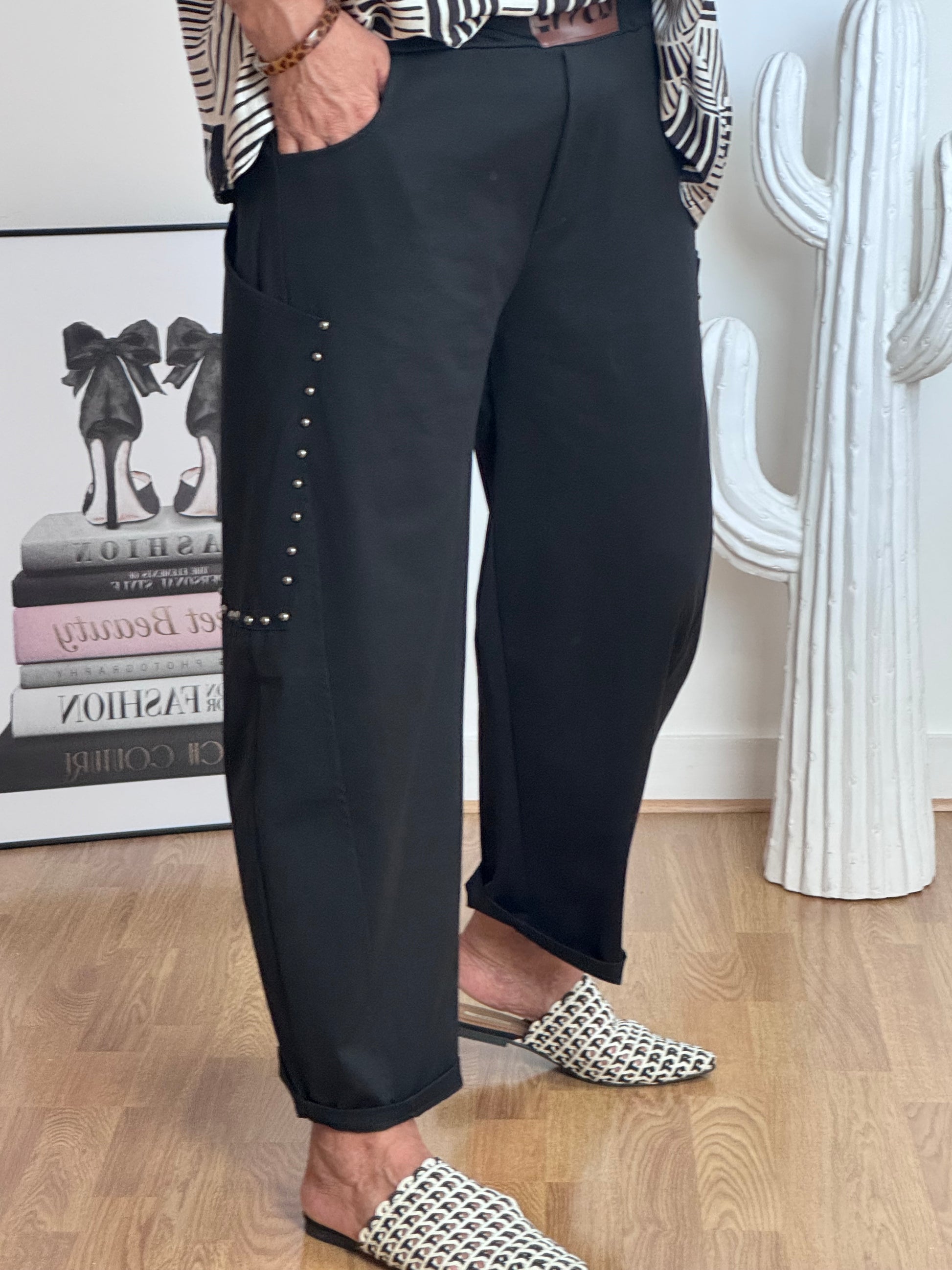 Pantalon noir love TU 38/46