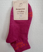 Socquettes paillettes la vie en rose
