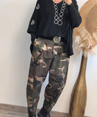Pantalon loose camouflage