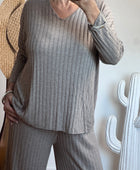 Ensemble cocooning taupe