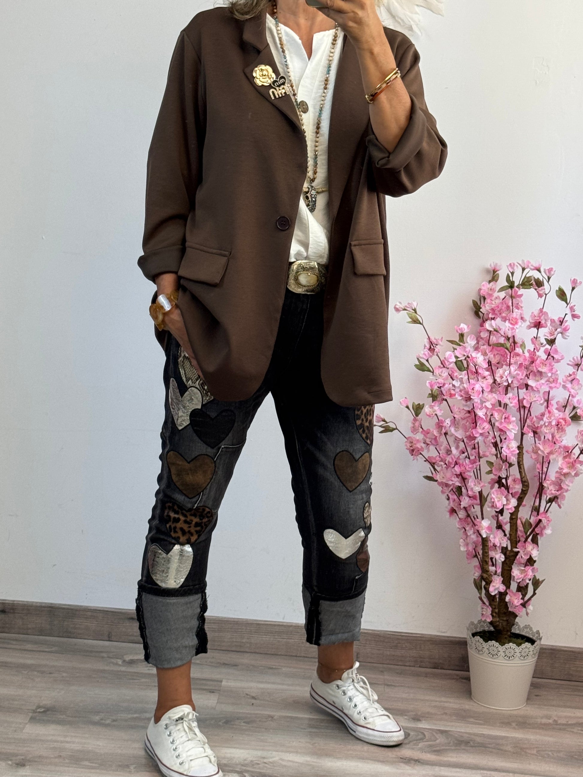 Blazer marron Augustin TU 44/48