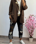 Blazer marron Augustin TU 44/48