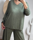 Ensemble cocooning kaki