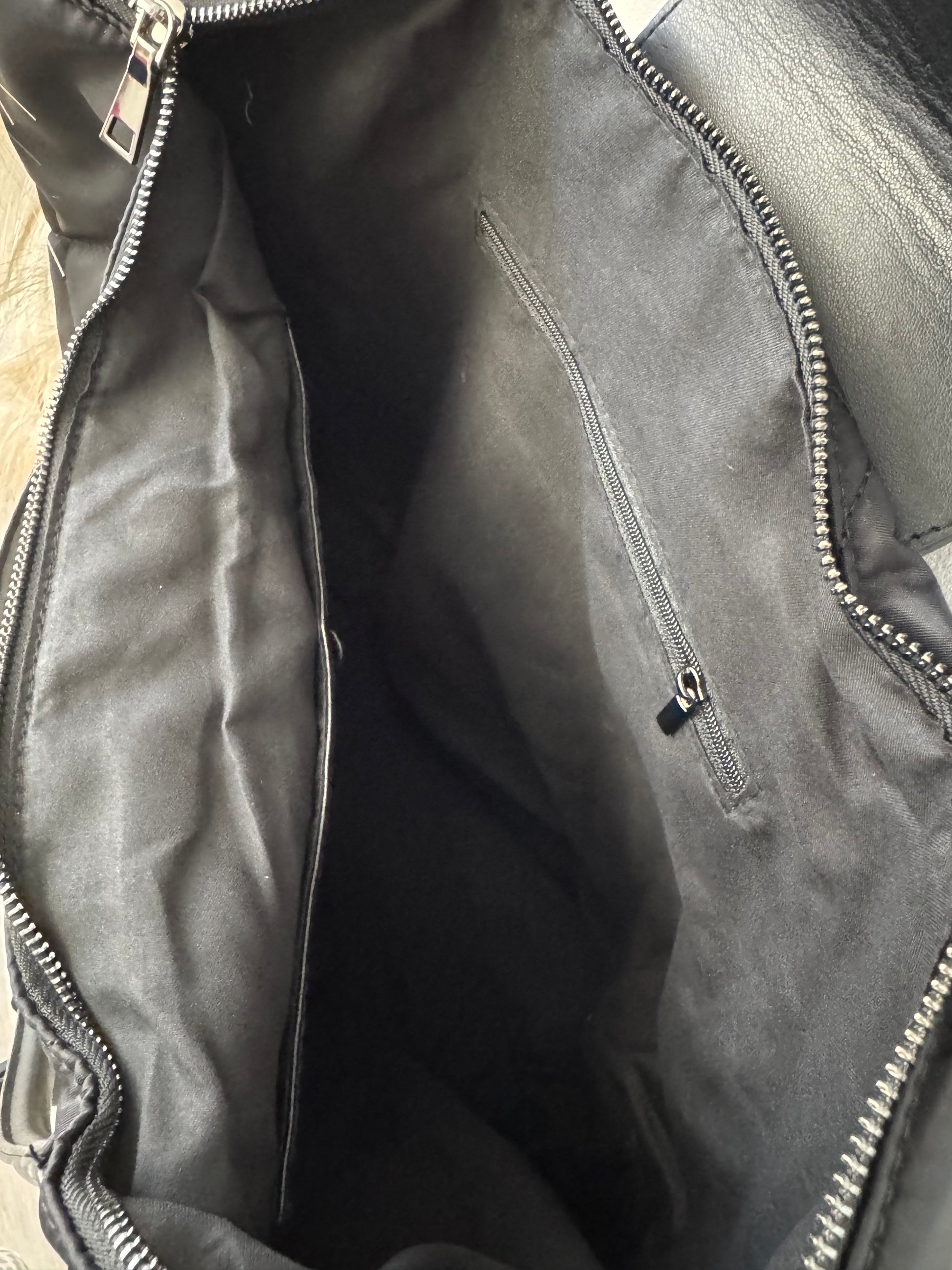 Sac noir matelassé